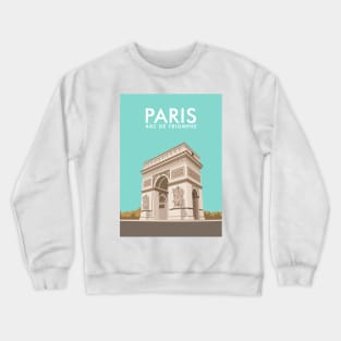 The Arc de triomphe paris france Crewneck Sweatshirt